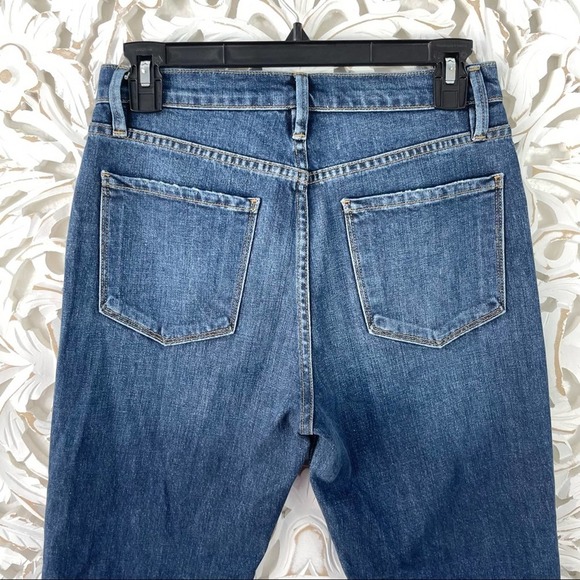 {Frame} Le Sylvie Crop Straight Jeans, Mellencamp, Size 26 - Picture 7 of 10